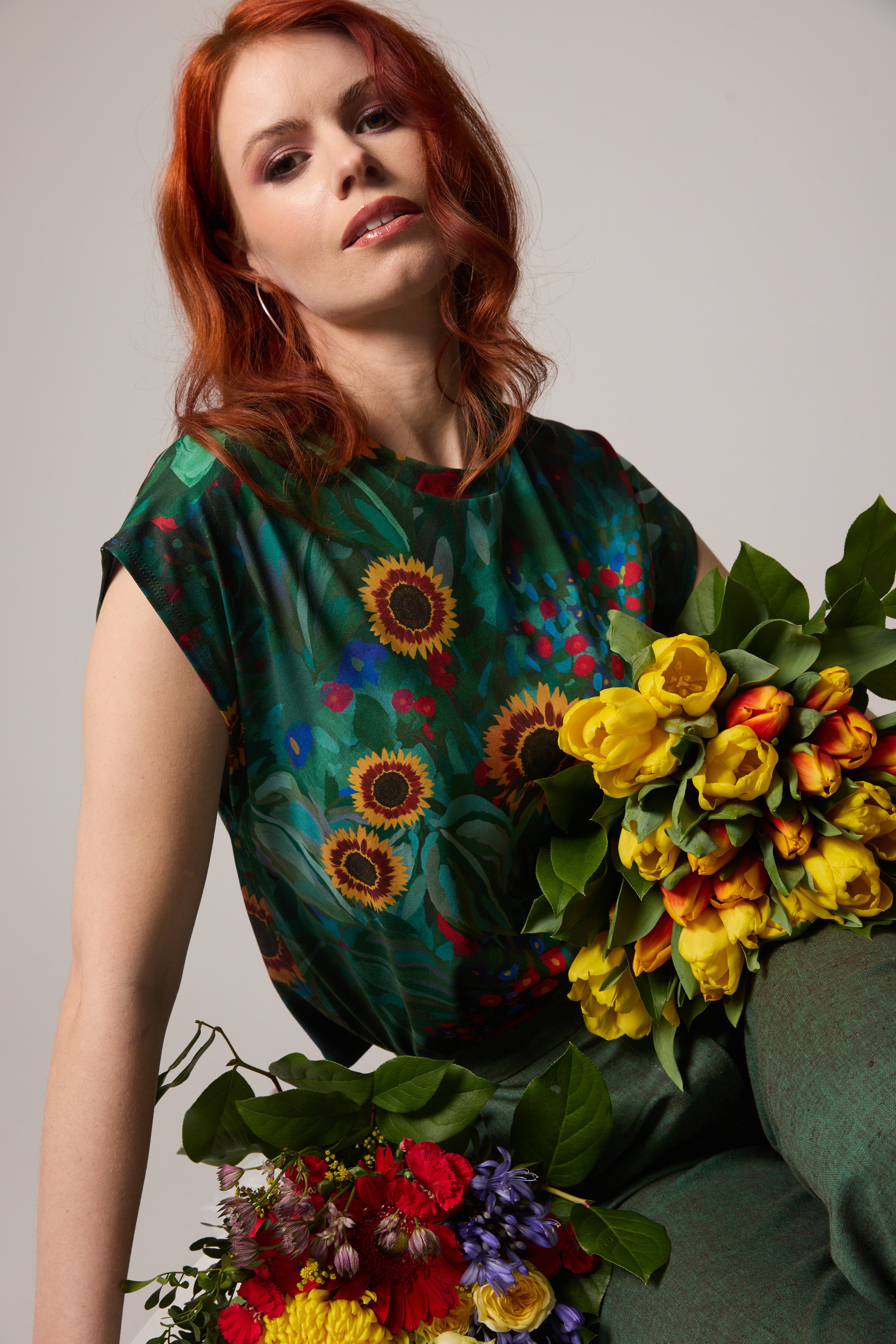 Muscle T-Shirt - Artist's Garden