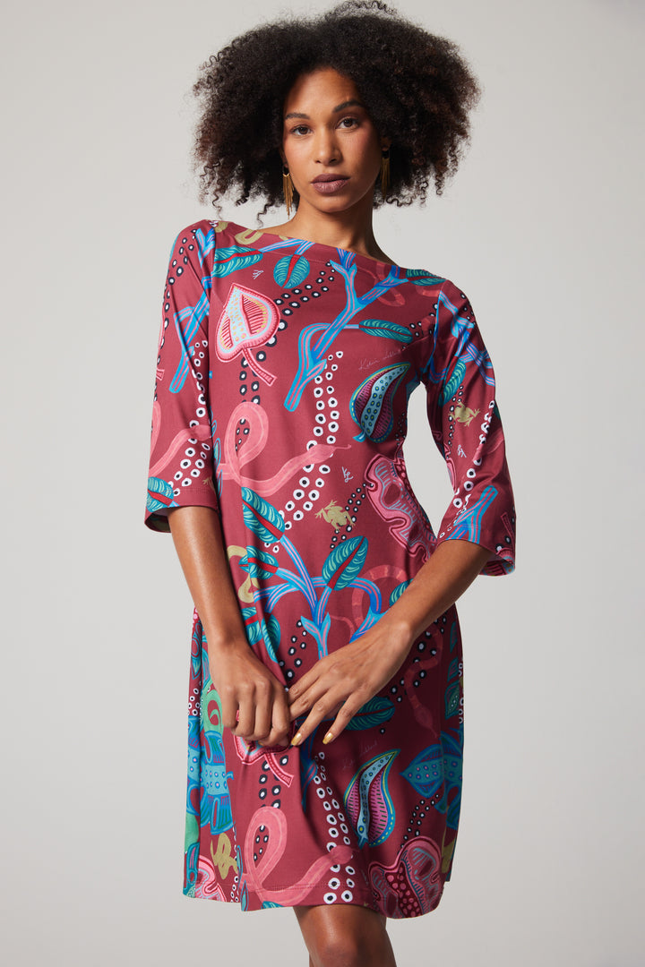 A-Line Dress - Monstera