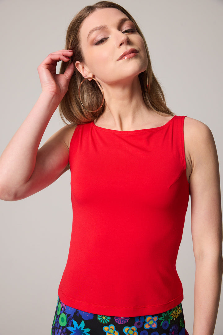 Débardeur en bambou biologique - Rouge Corail