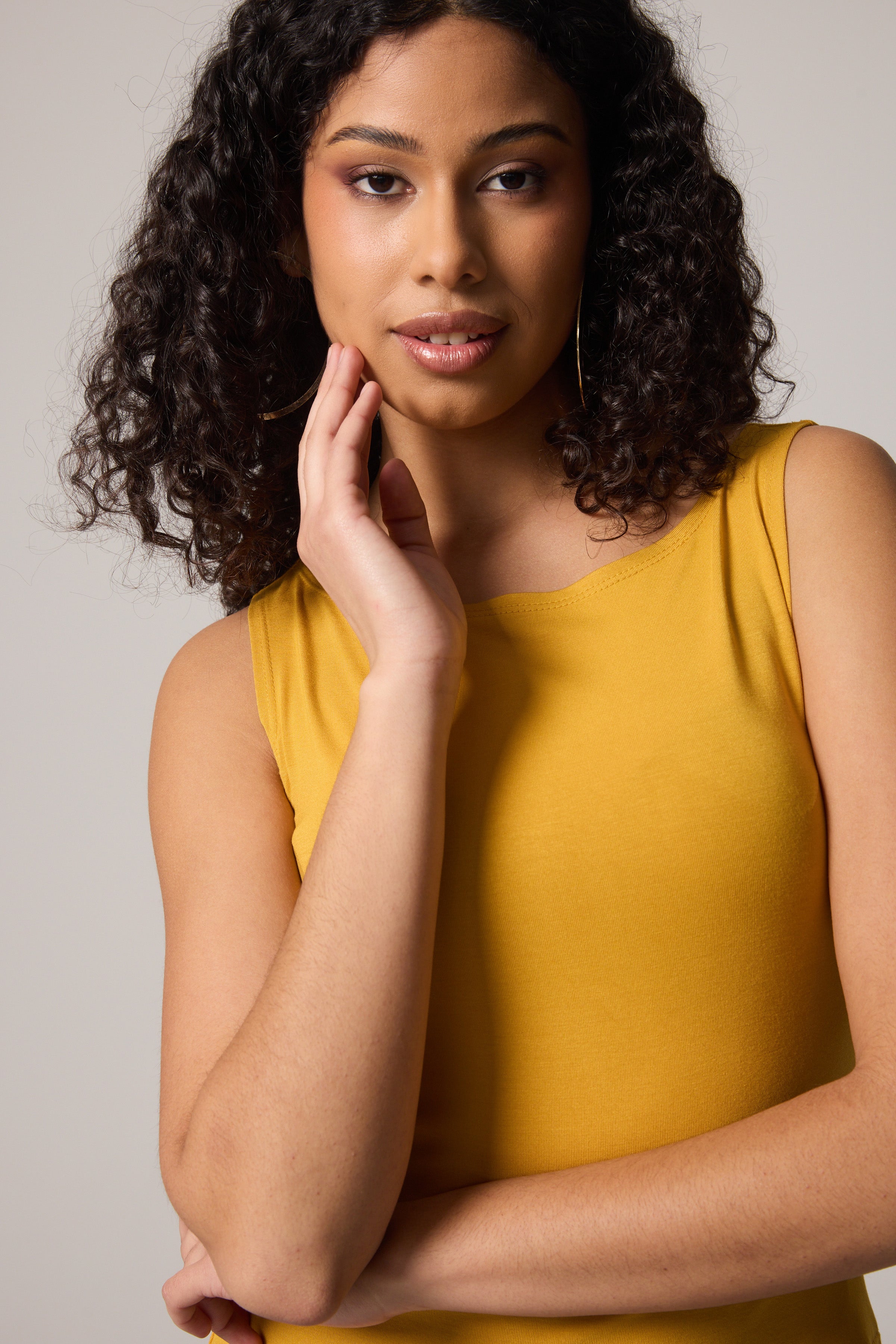 Organic Bamboo Tank Top - Yellow