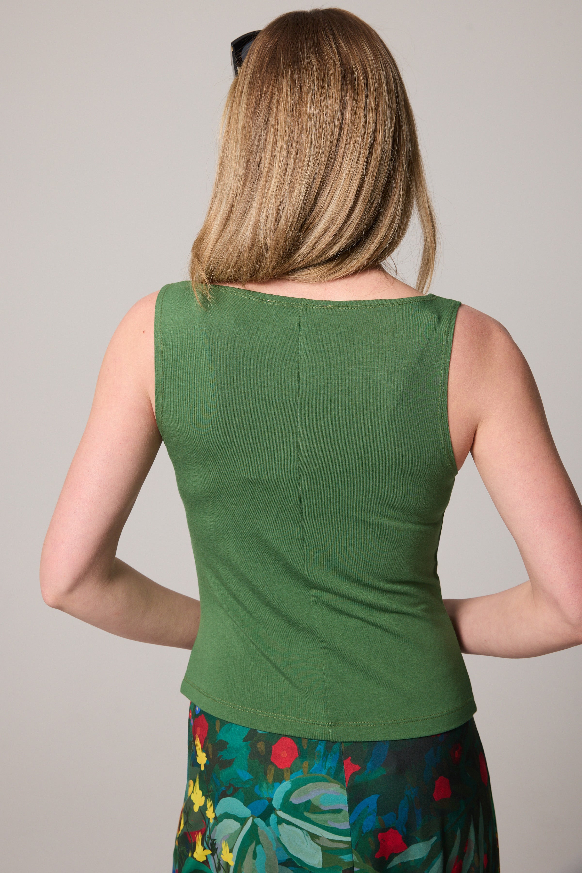 Organic Bamboo Tank Top - Green