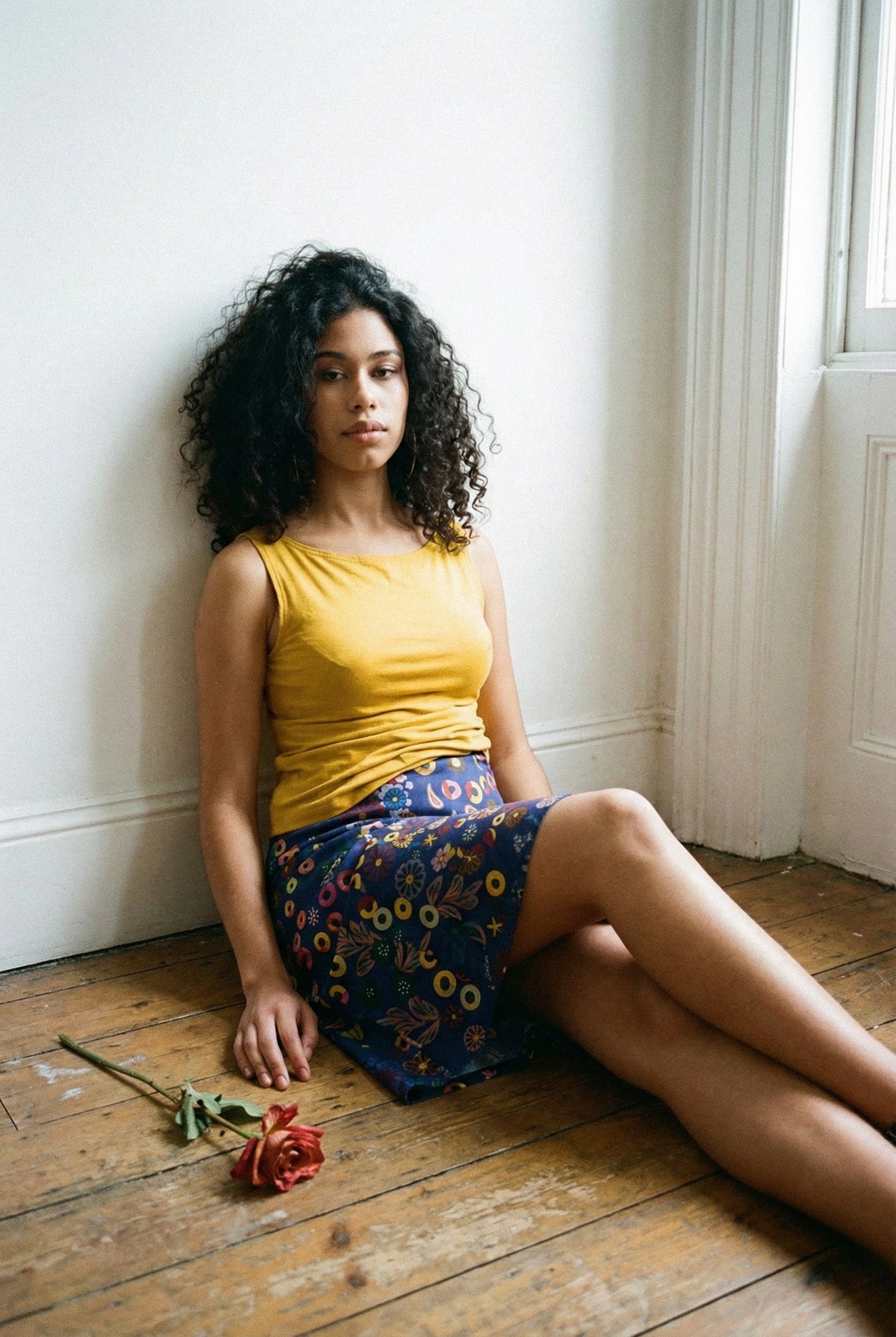 Organic Bamboo Tank Top - Yellow