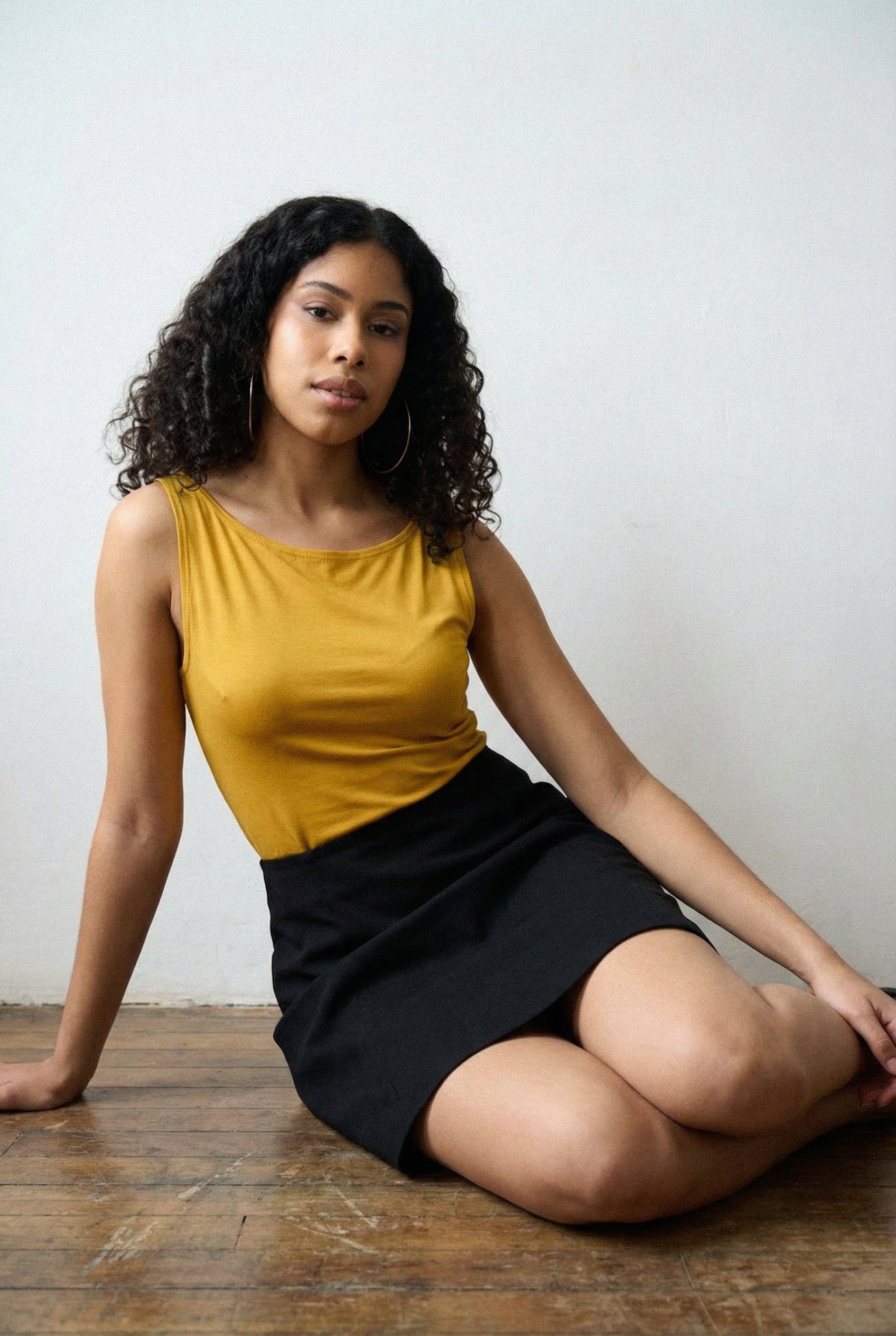 Organic Bamboo Tank Top - Yellow