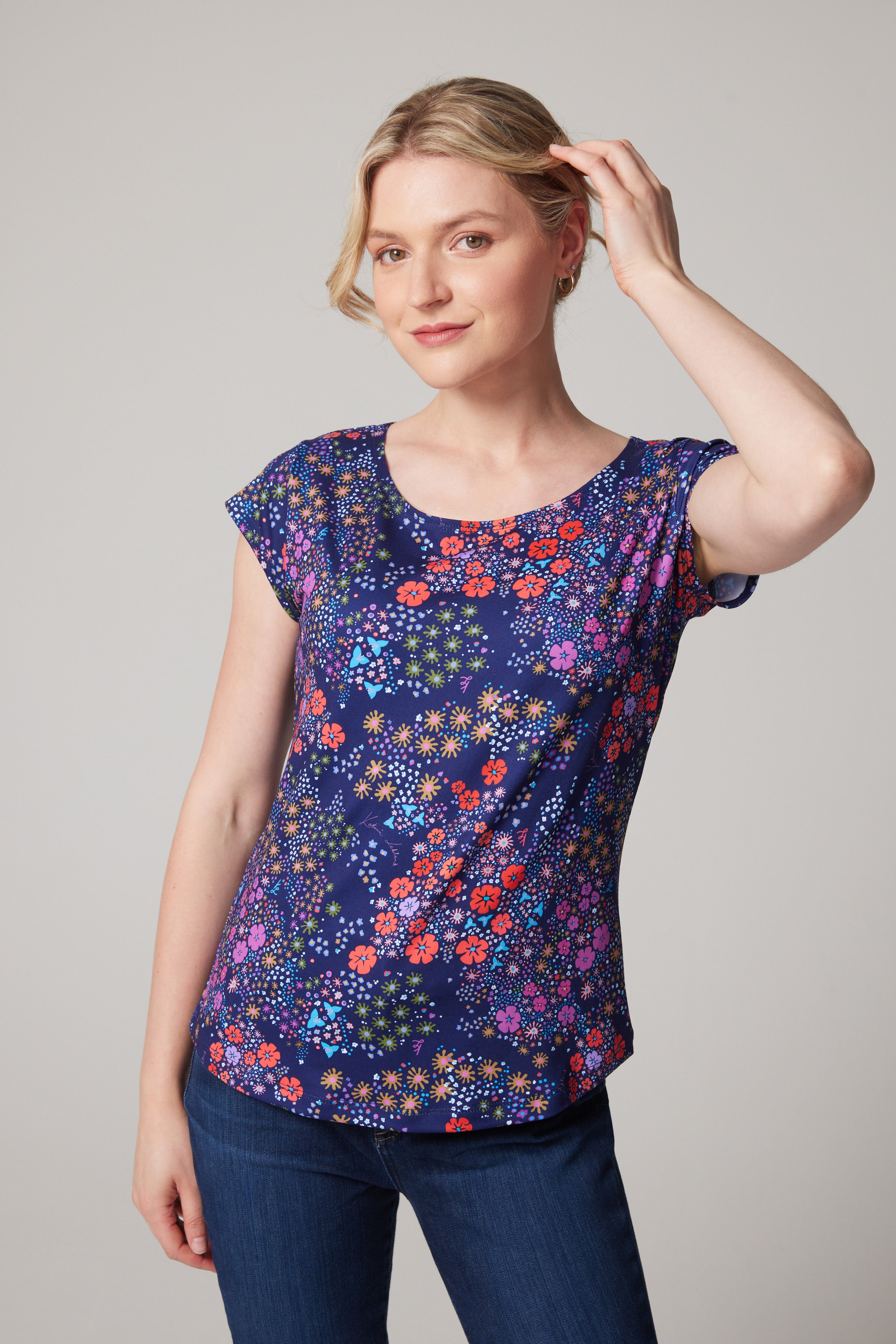 Cap Sleeve T-Shirt - Starmoss