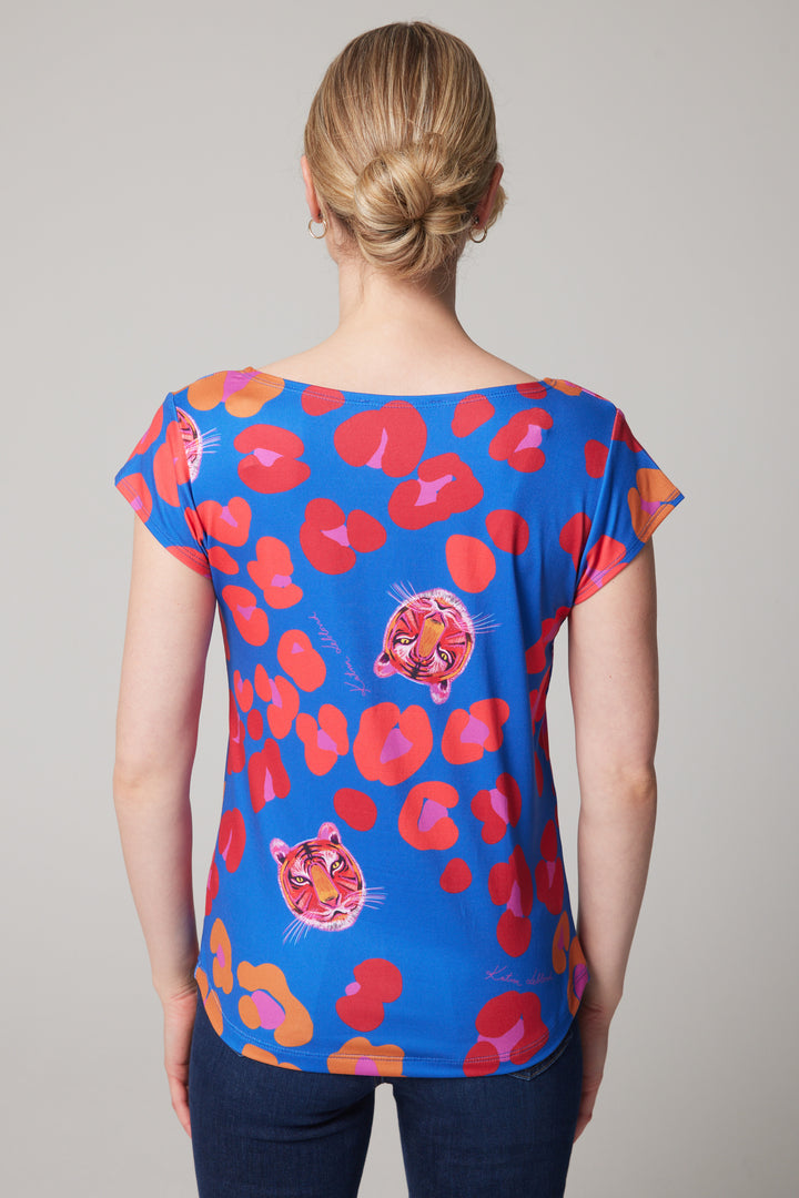 T-shirt à mancherons - Tigresse