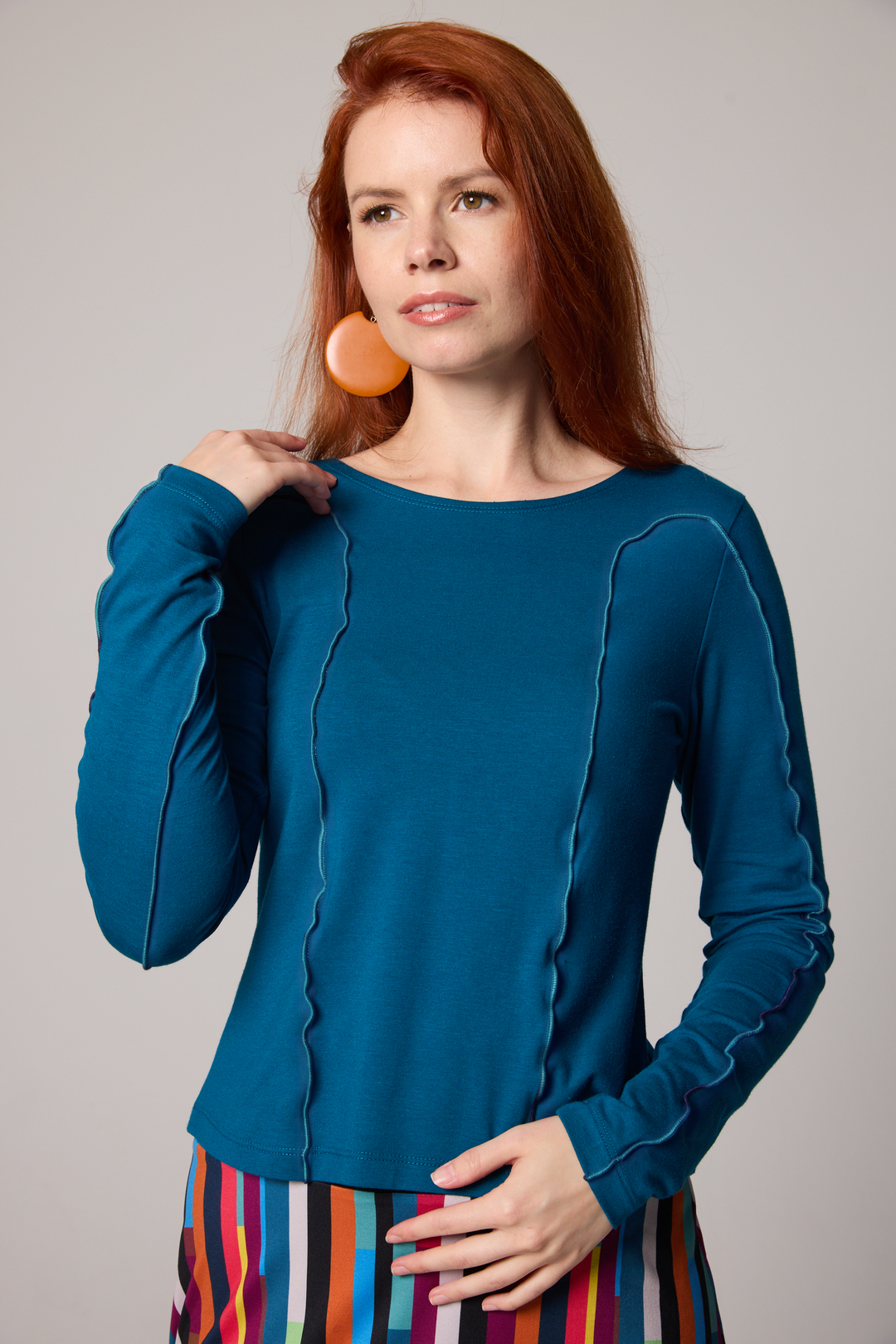 Contour Top - Blue