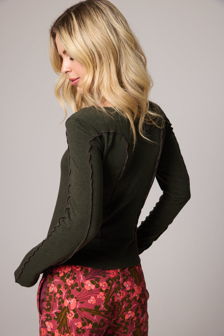 Contour Top - Green