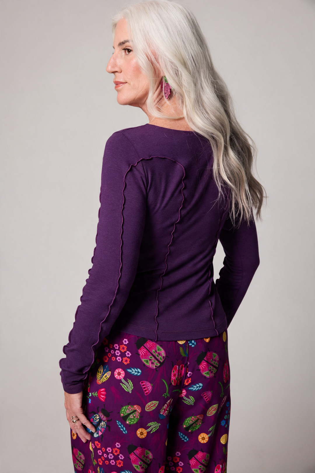 Contour Top - Purple