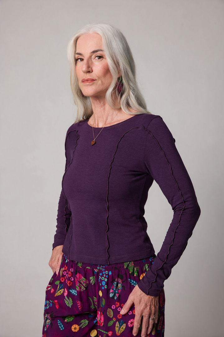 Contour Top - Purple