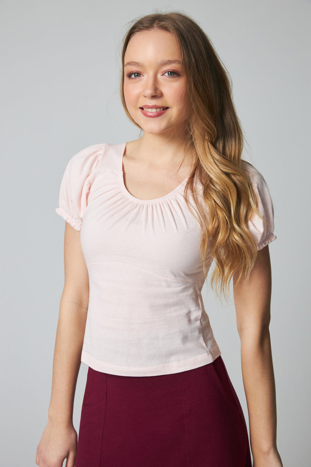 Coquette Top - Light Pink