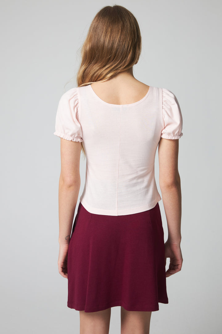 Coquette Top - Light Pink