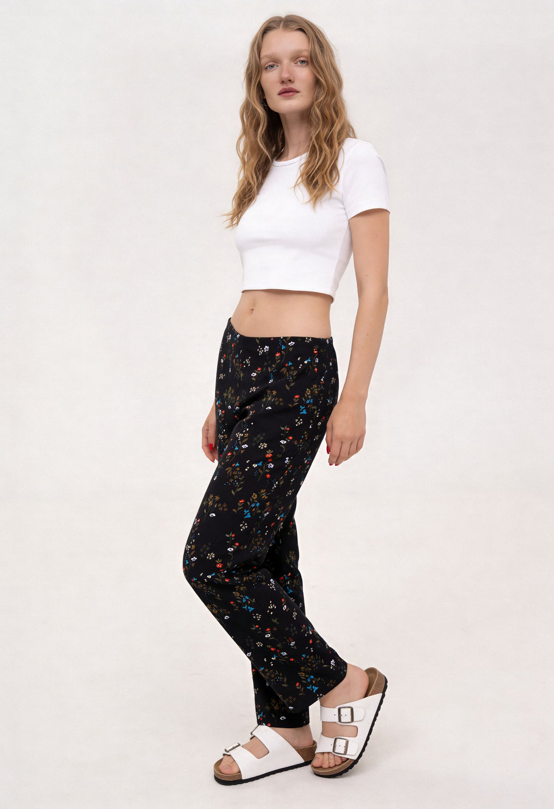 Pantalon taille mi-haute en coton - Prince Crapaud