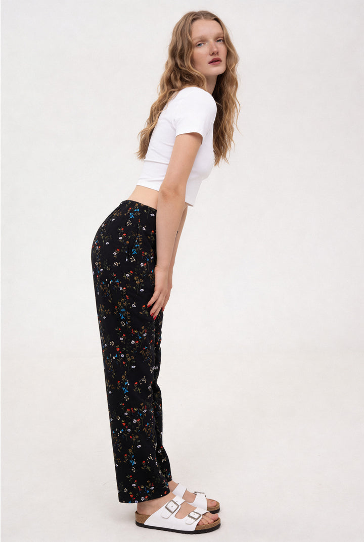 Pantalon taille mi-haute en coton - Prince Crapaud