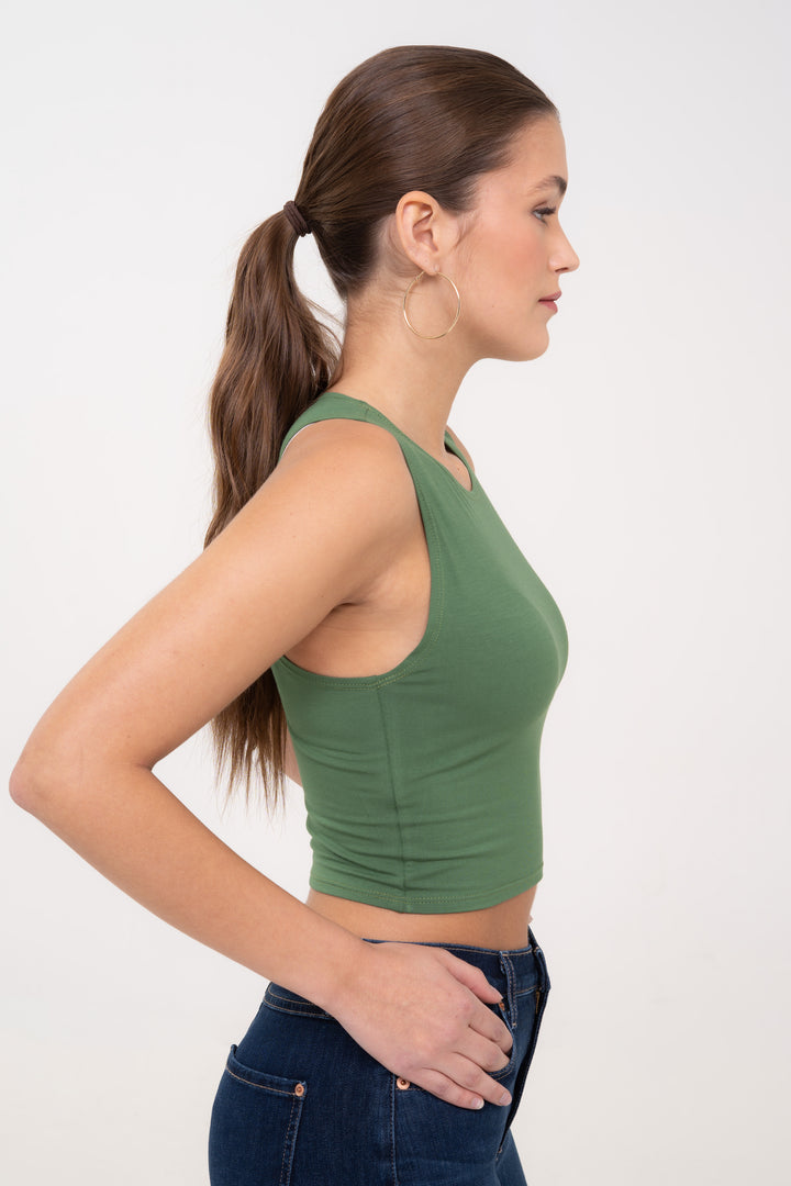Crop Top - Green