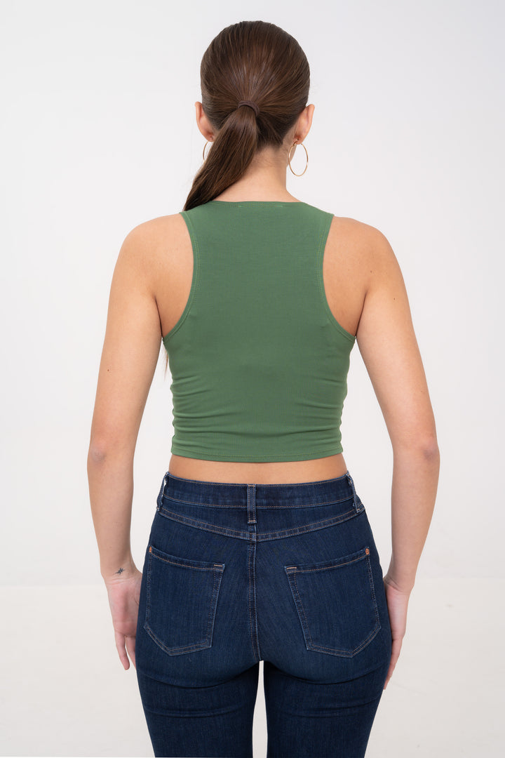 Crop Top - Green