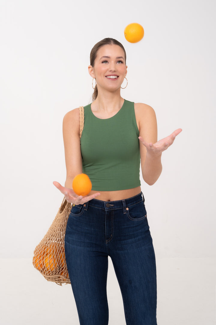 Crop Top - Green