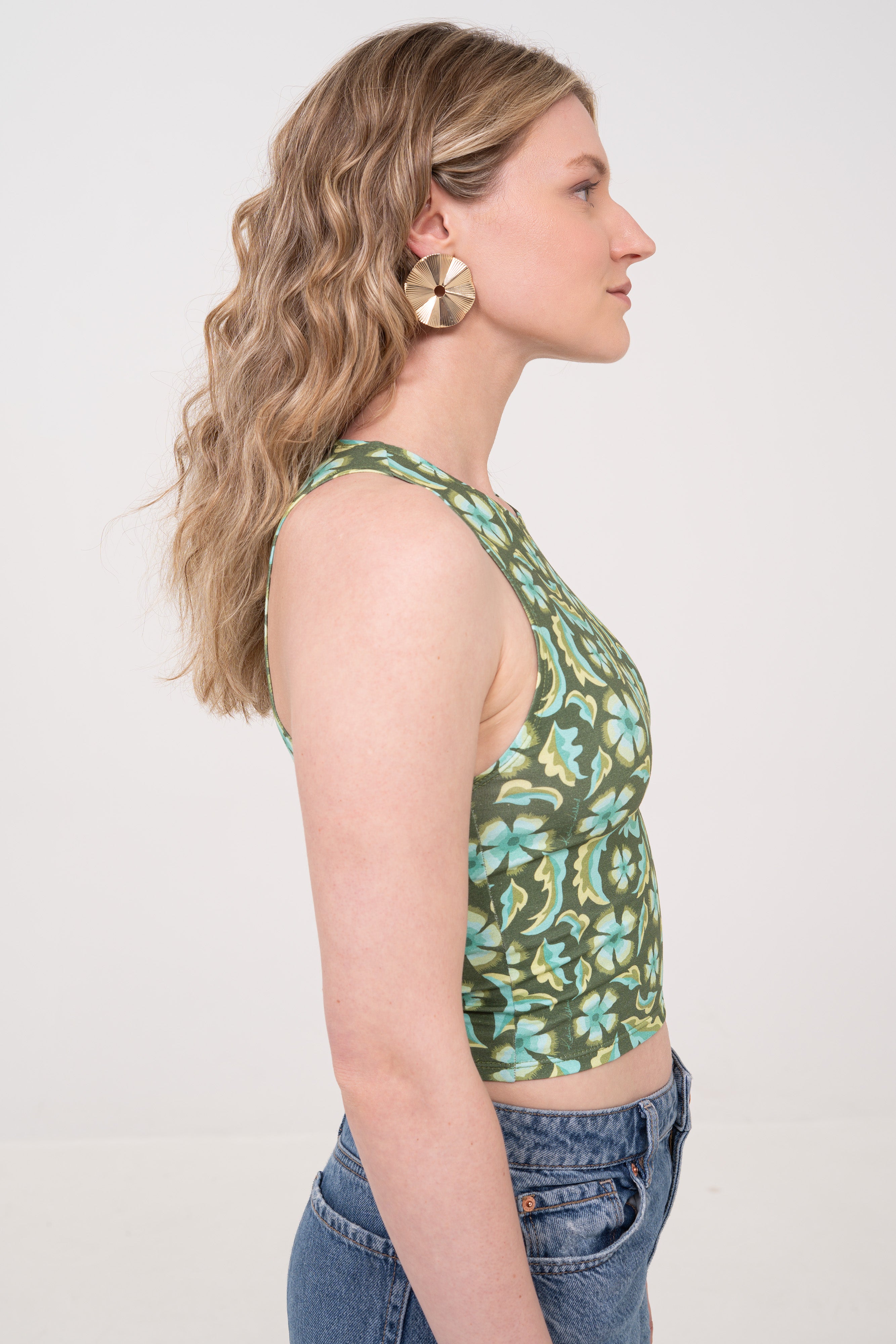 Crop Top - Gertrude Green