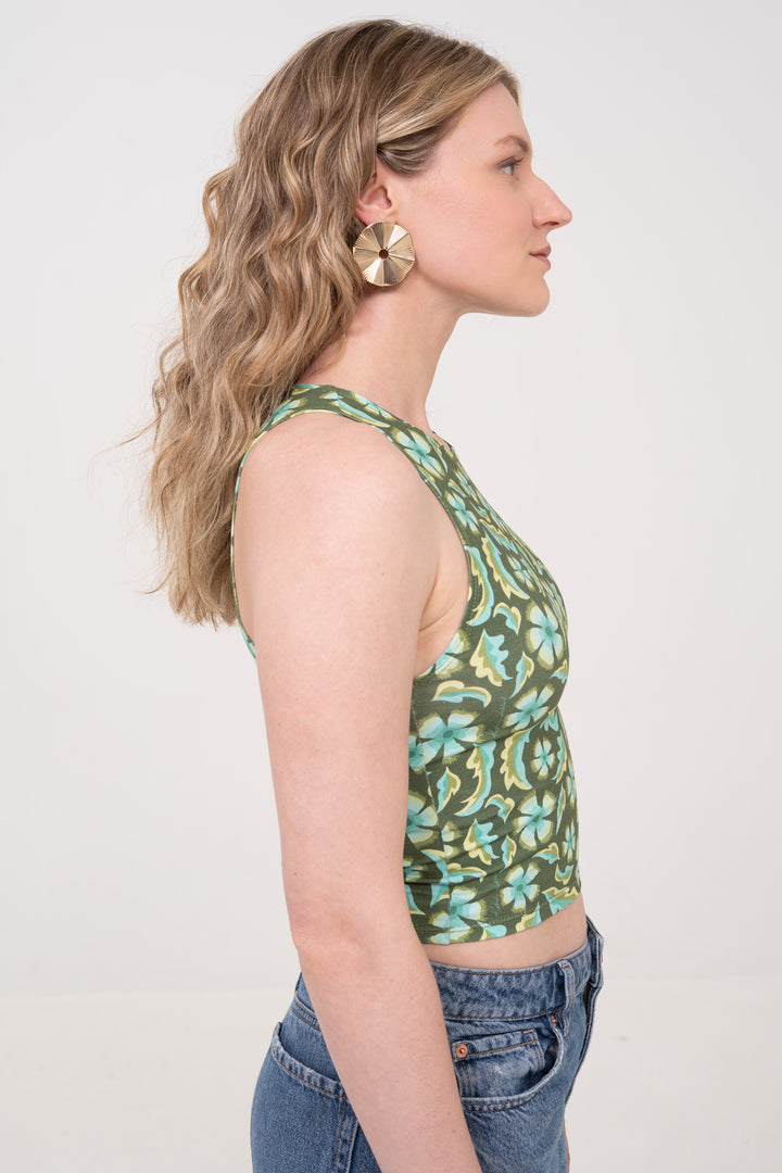 Crop Top - Gertrude Green