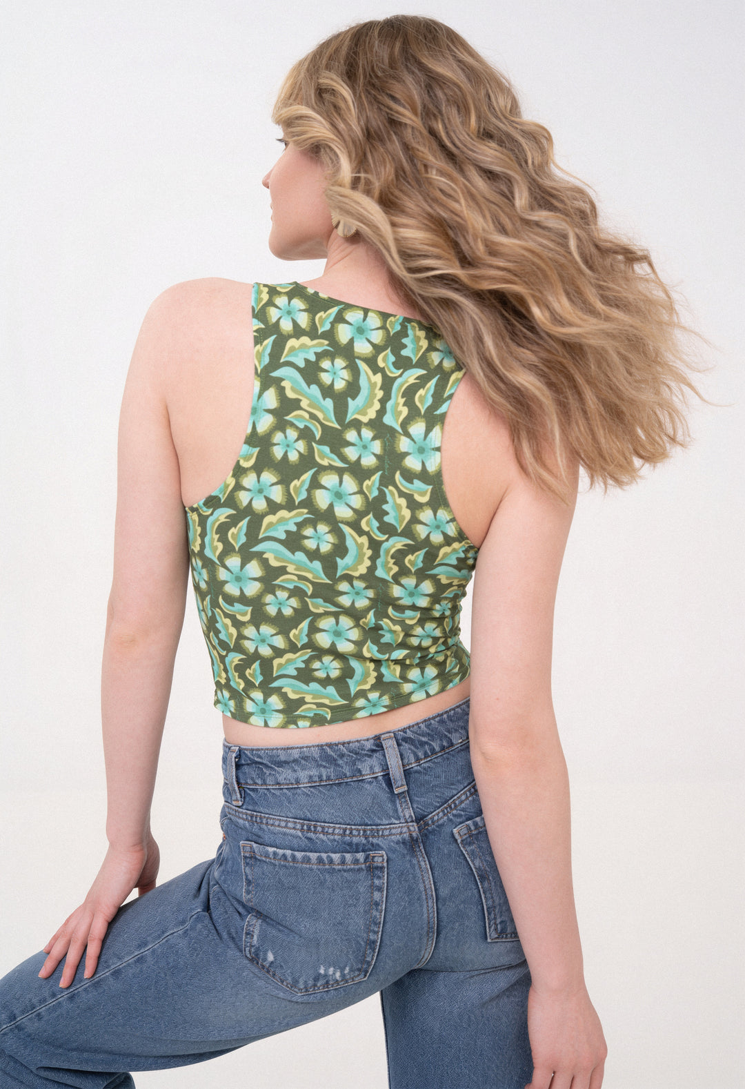 Crop Top - Gertrude Green