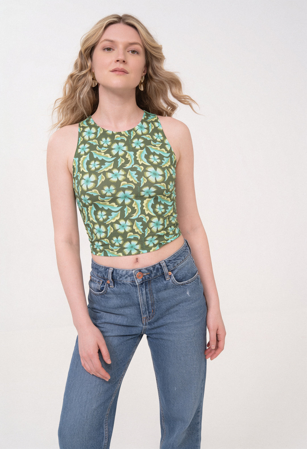 Crop Top - Gertrude Green