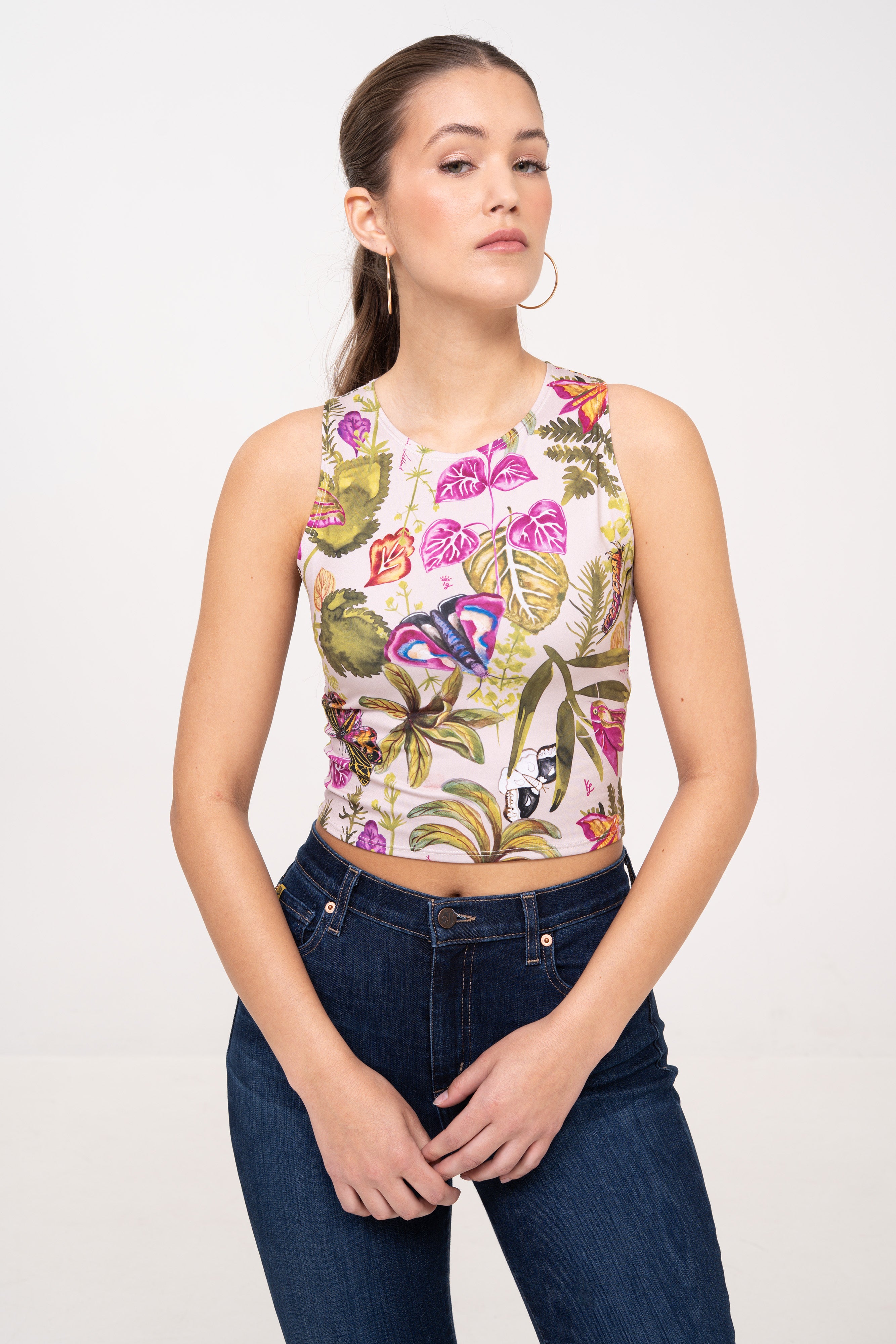 Crop Top - Moth Magic