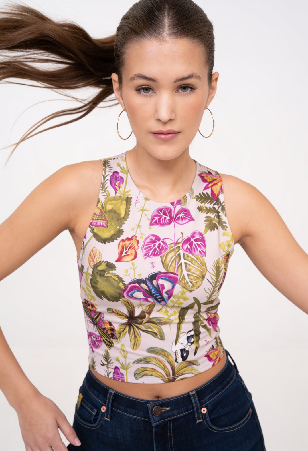 Crop Top - Moth Magic