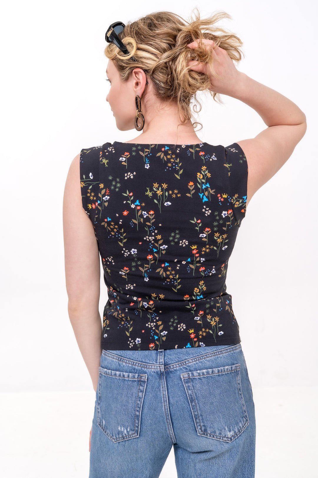 Cotton Crossover Top - Frog Prince