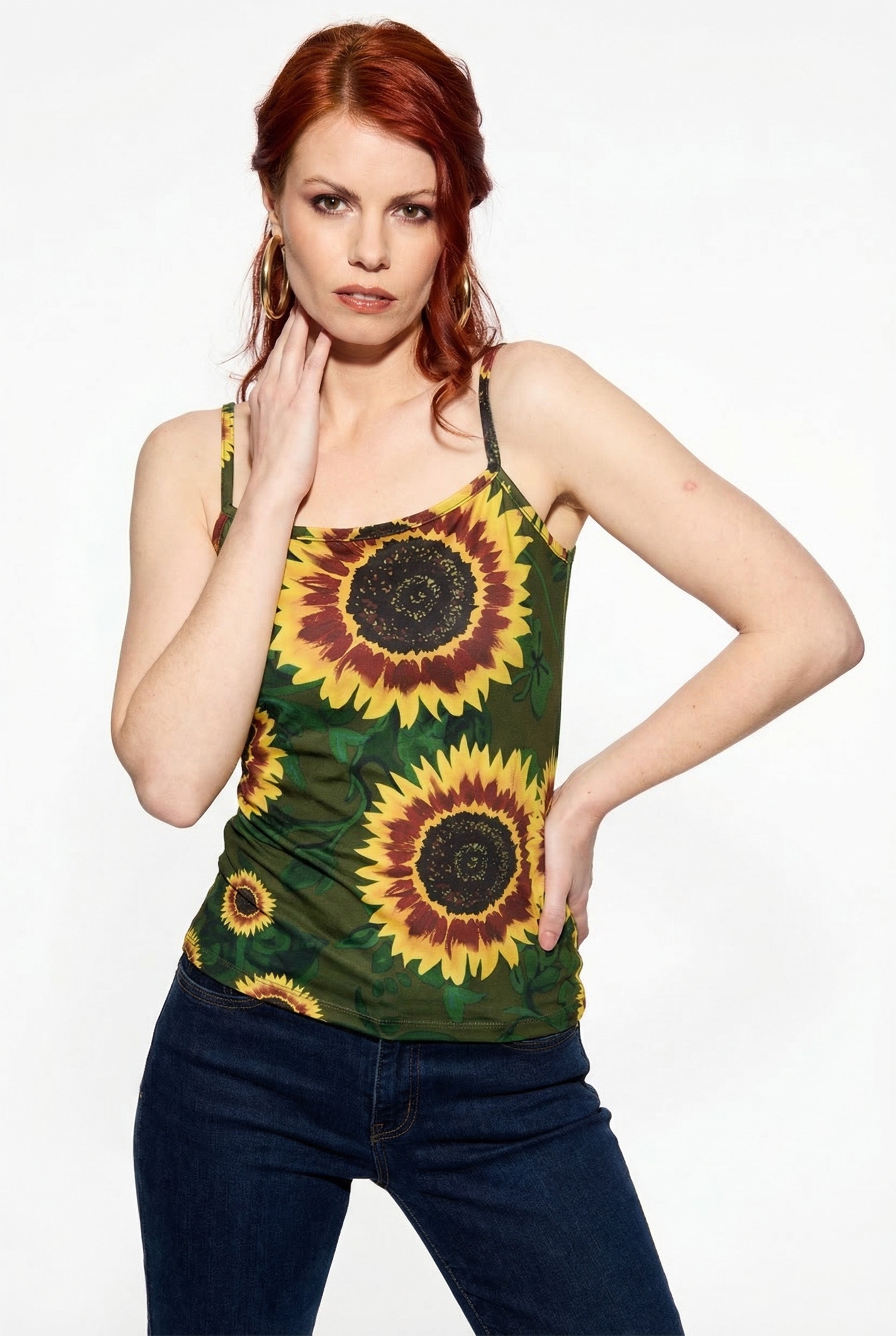 Delicate Camisole - Sunflowers