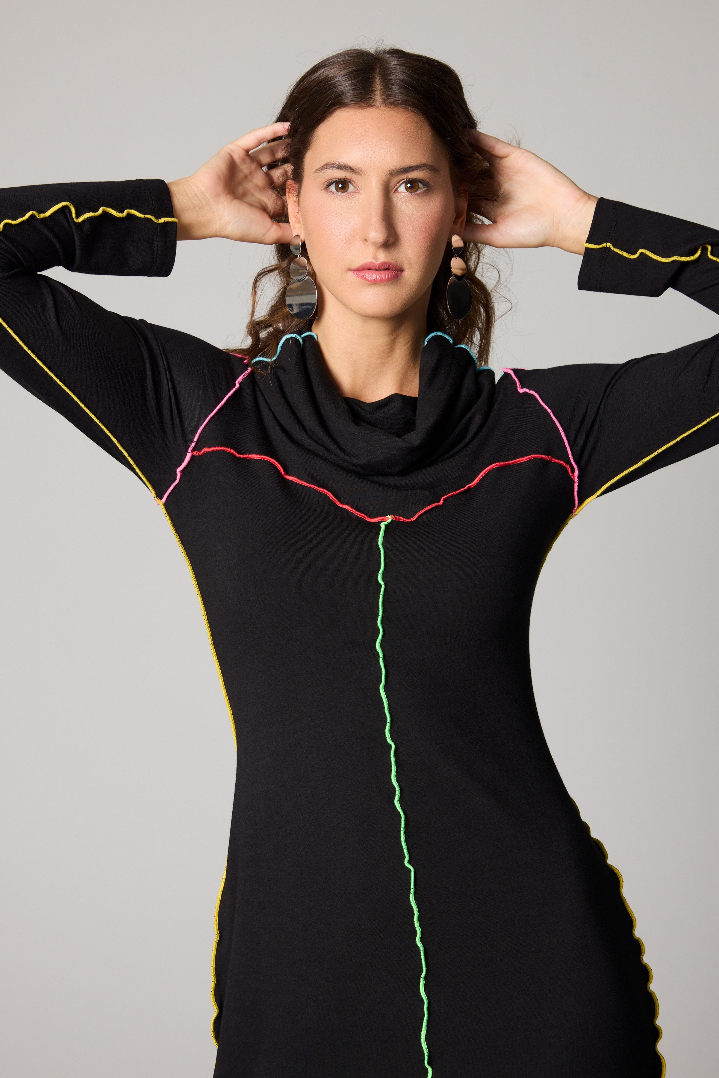 Straight Maxi Dress - Black