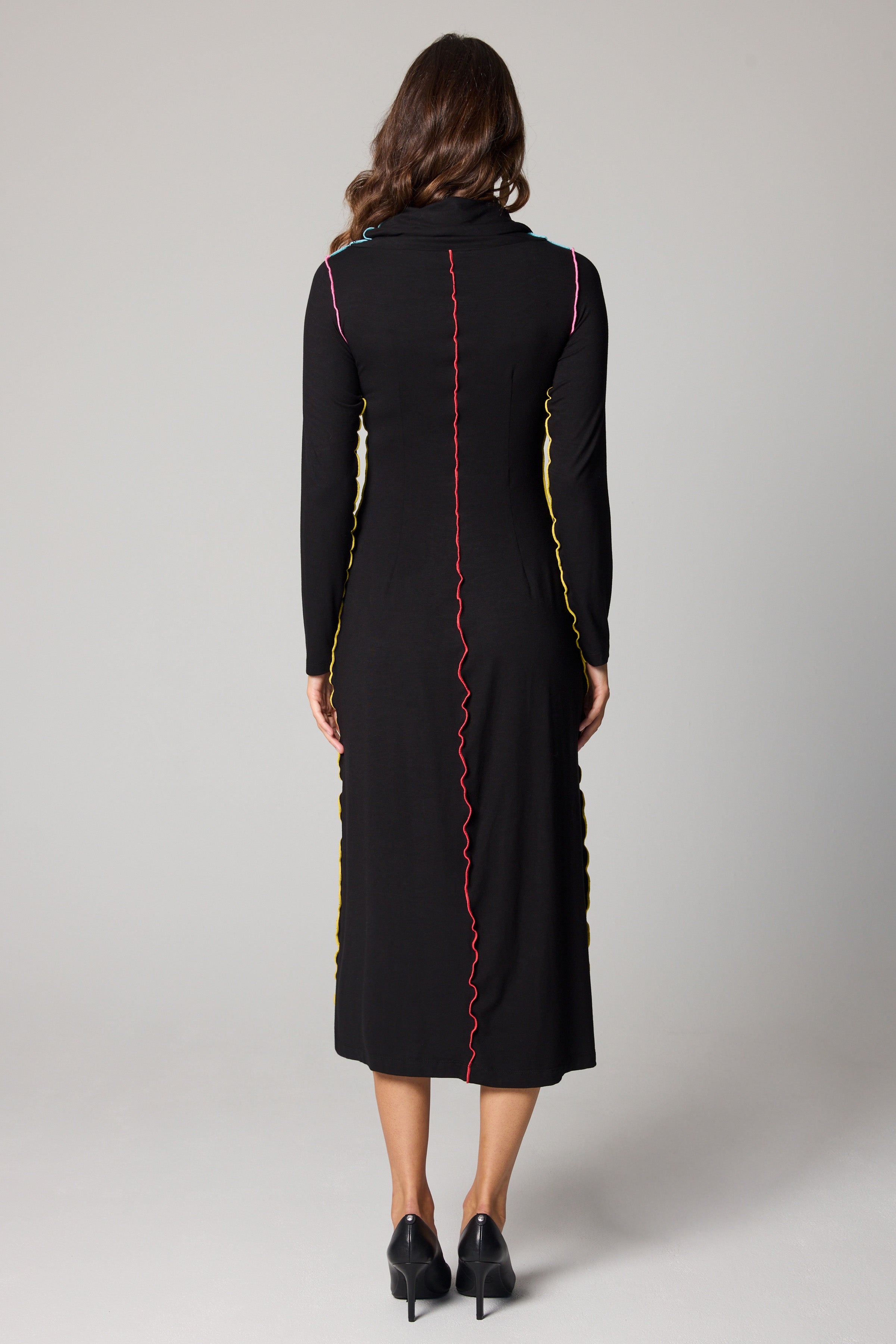 Straight Maxi Dress - Black