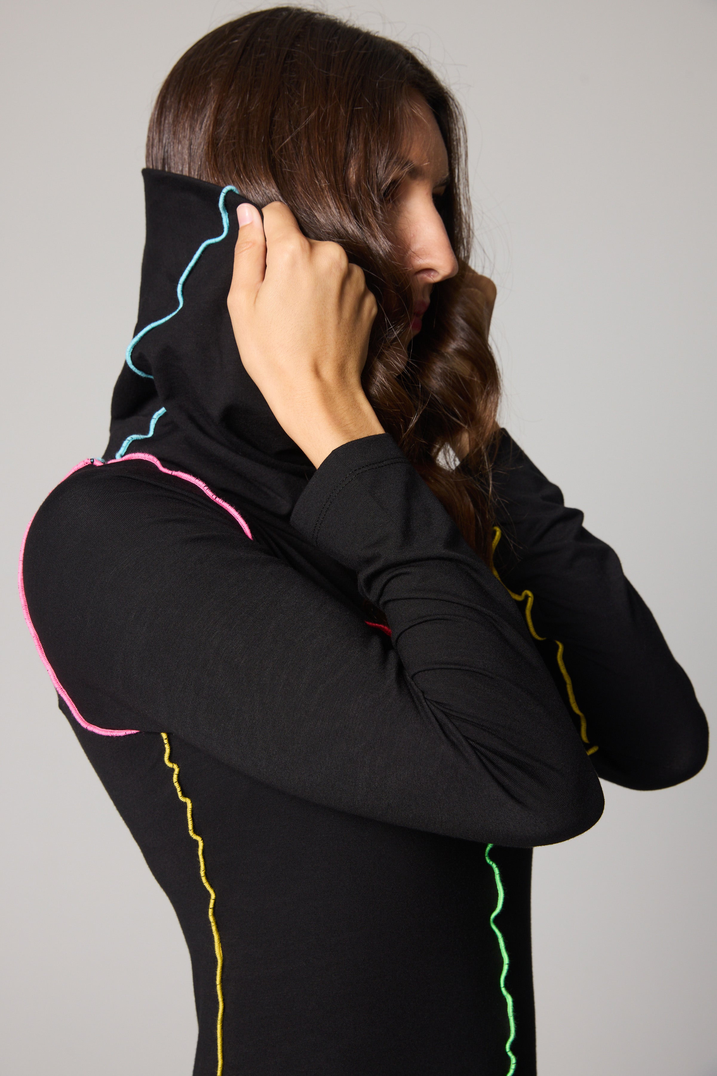 Straight Maxi Dress - Black