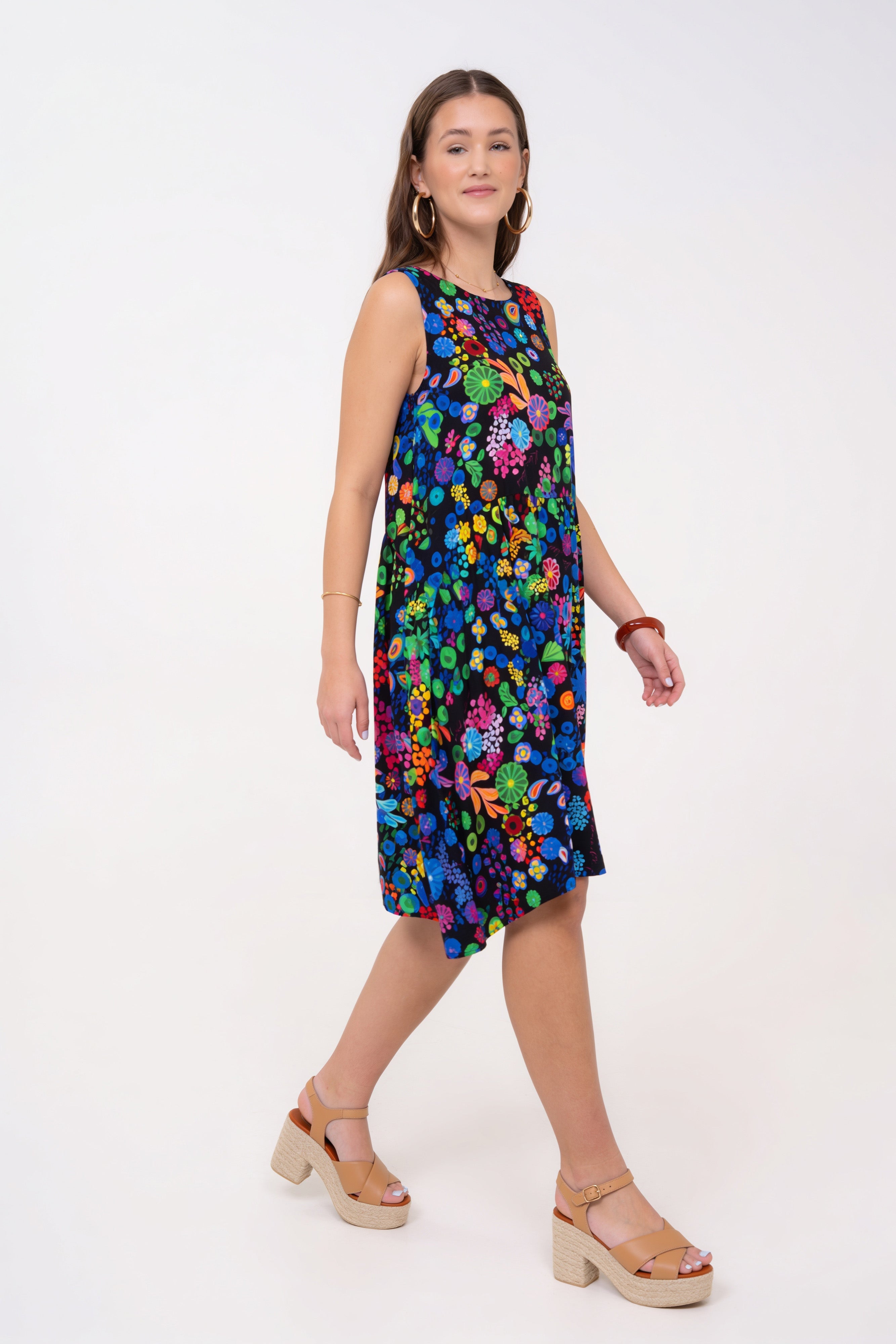 Eclipse Dress - Colourama, Black