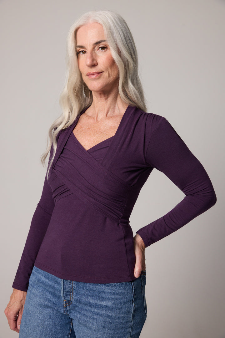 Elizabeth Top - Purple