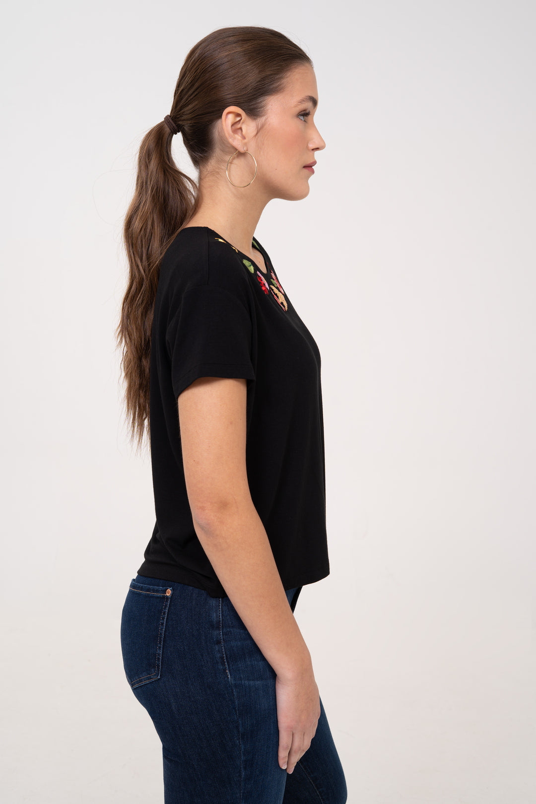 MOMA T-Shirt - Black Embellished