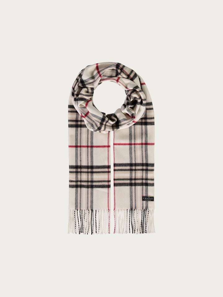 Plaid CASHMINK-SCARF - Off-White