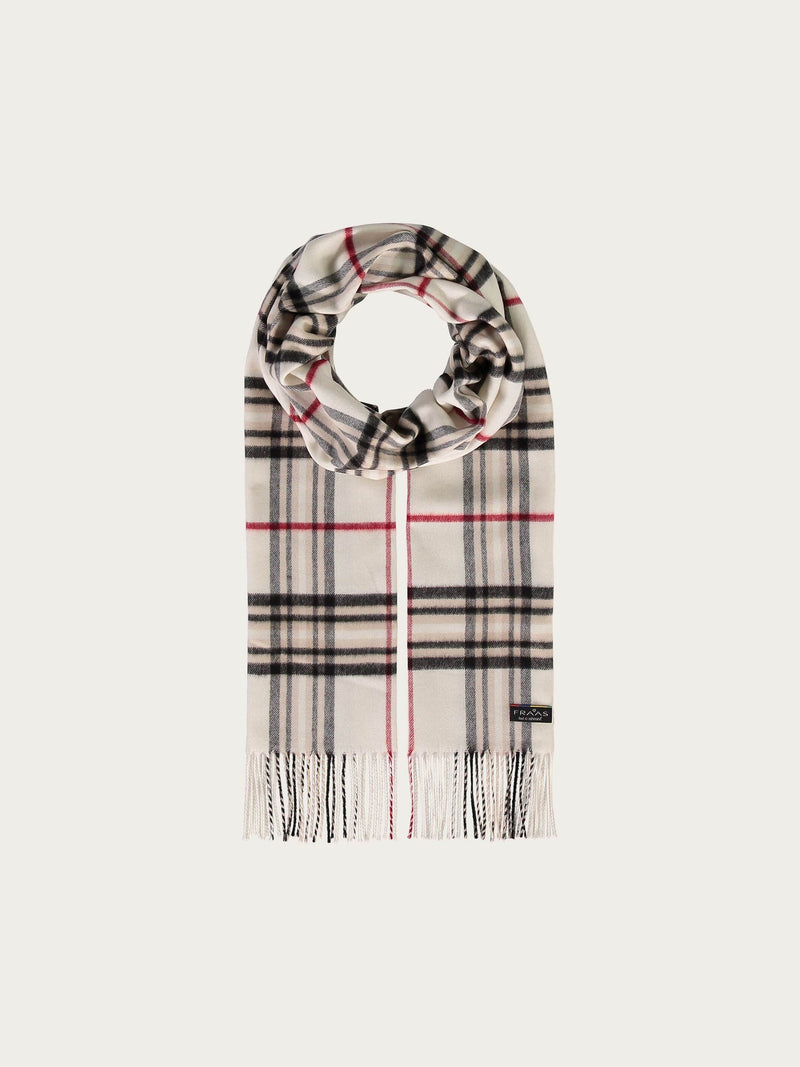 Plaid CASHMINK-SCARF - Off-White
