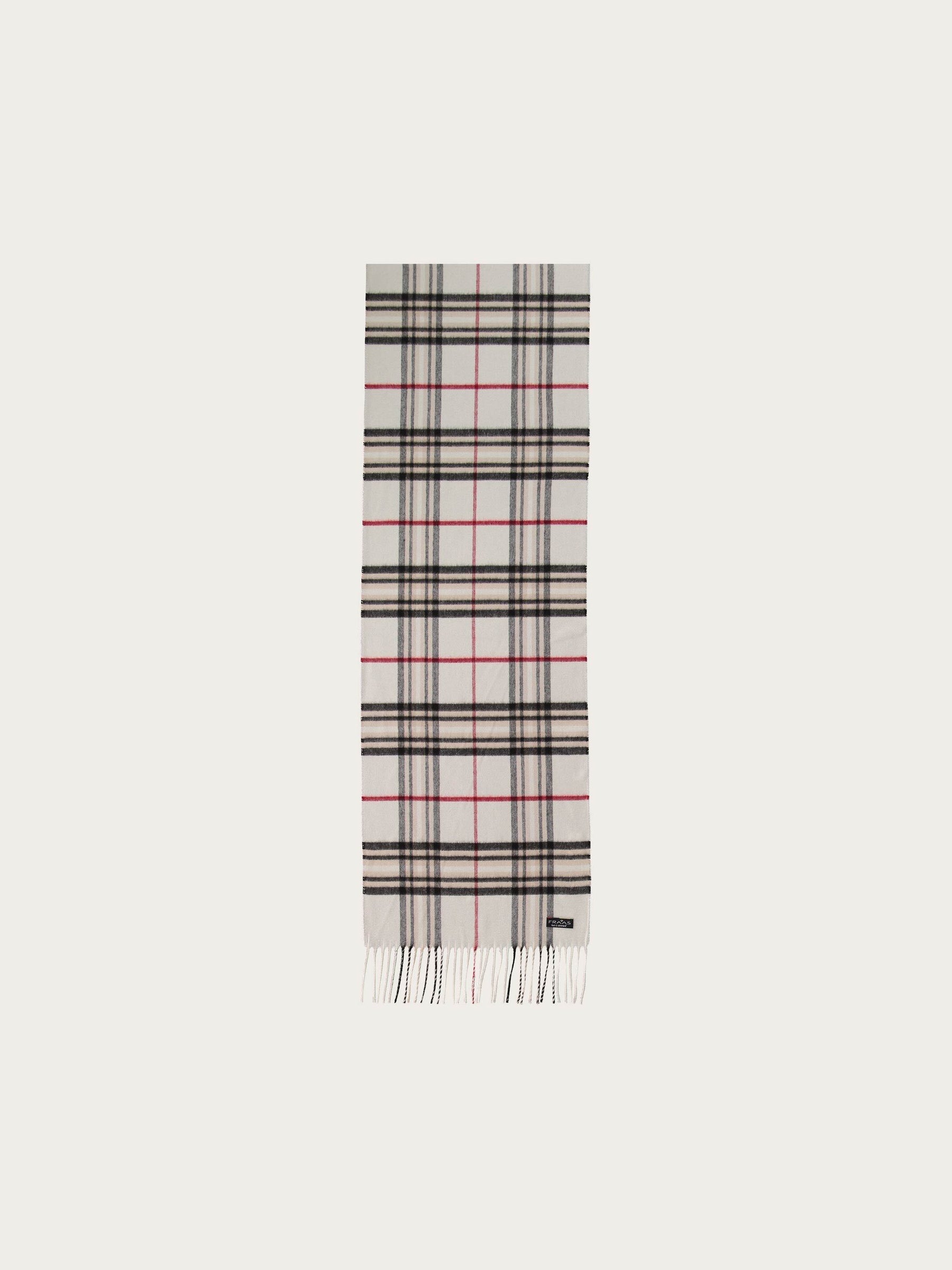 Plaid CASHMINK-SCARF - Off-White