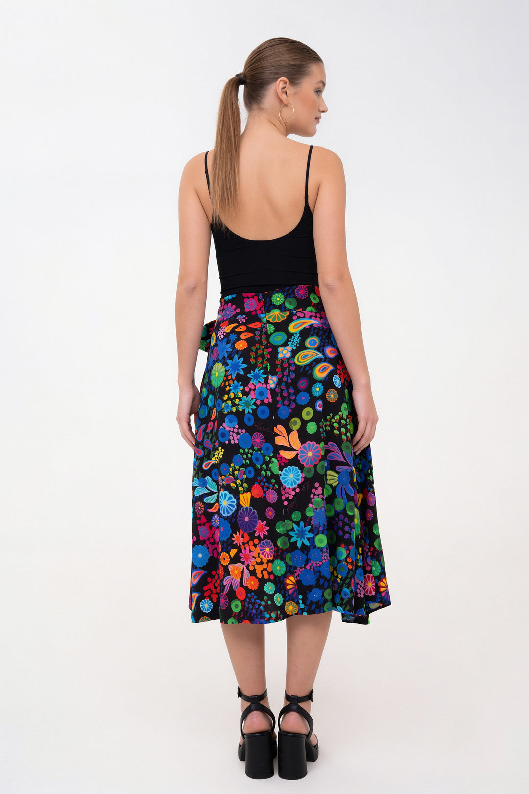 Half-Circle Skirt - Colourama, Black