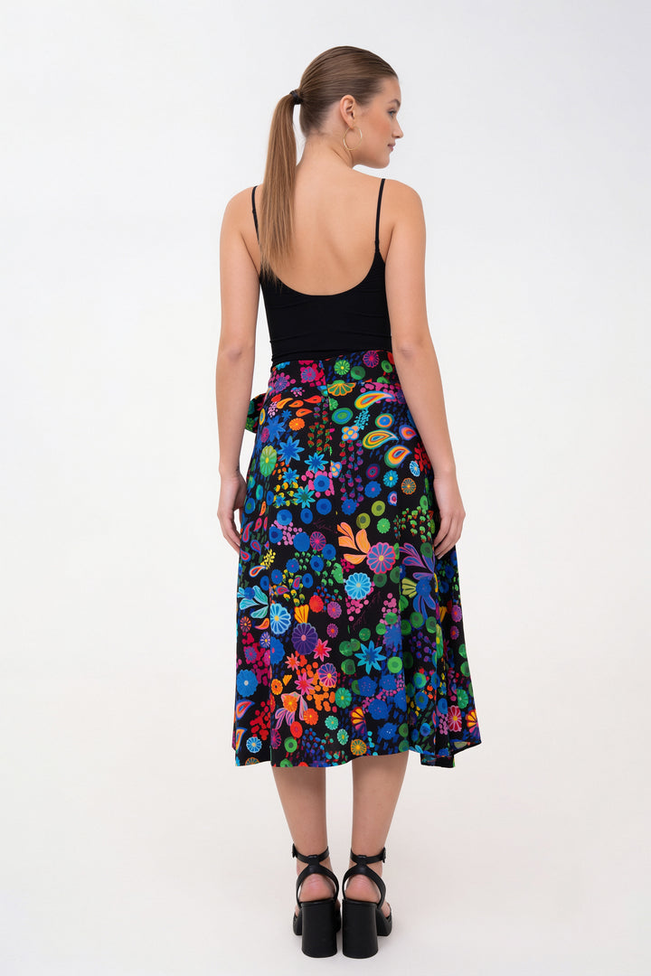 Half-Circle Skirt - Colourama, Black