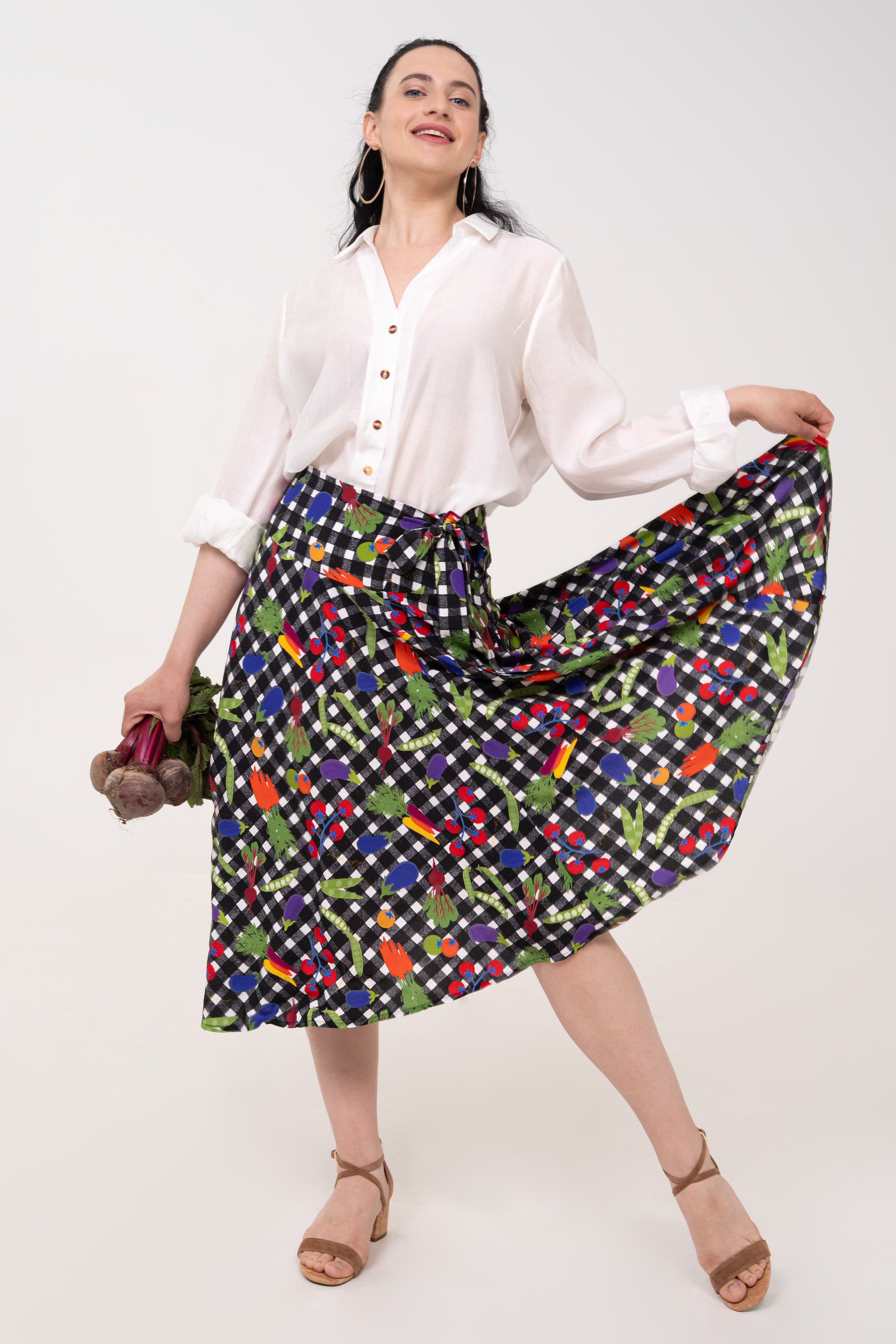Half-Circle Skirt - Veggies