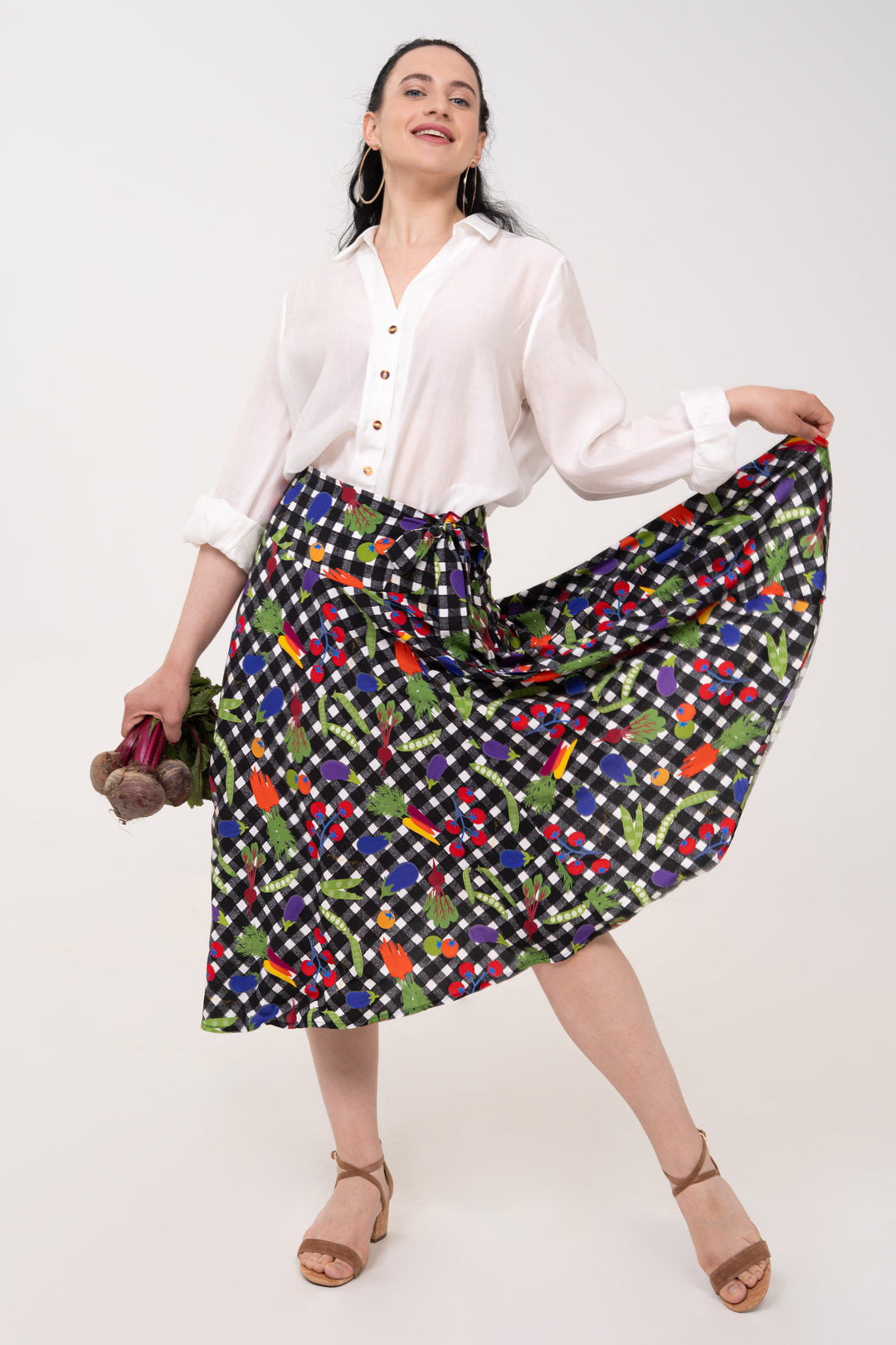 Half-Circle Skirt - Veggies