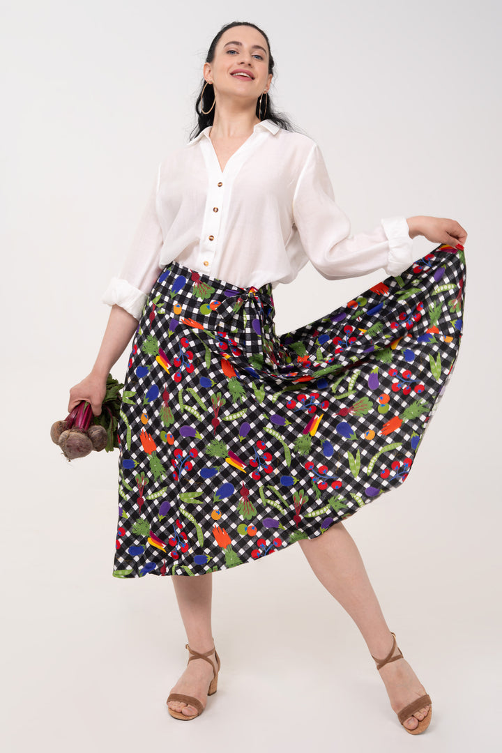Half-Circle Skirt - Veggies