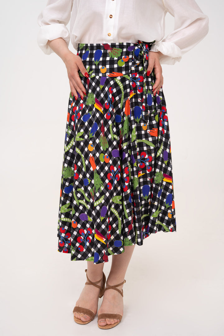 Half-Circle Skirt - Veggies