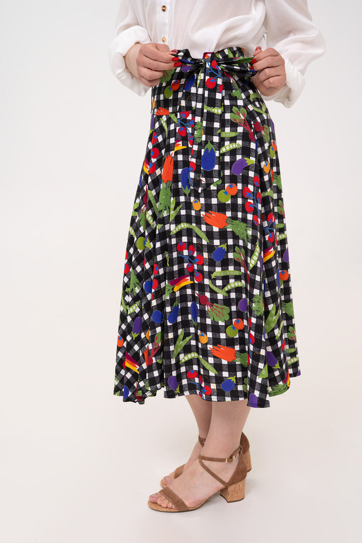 Half-Circle Skirt - Veggies