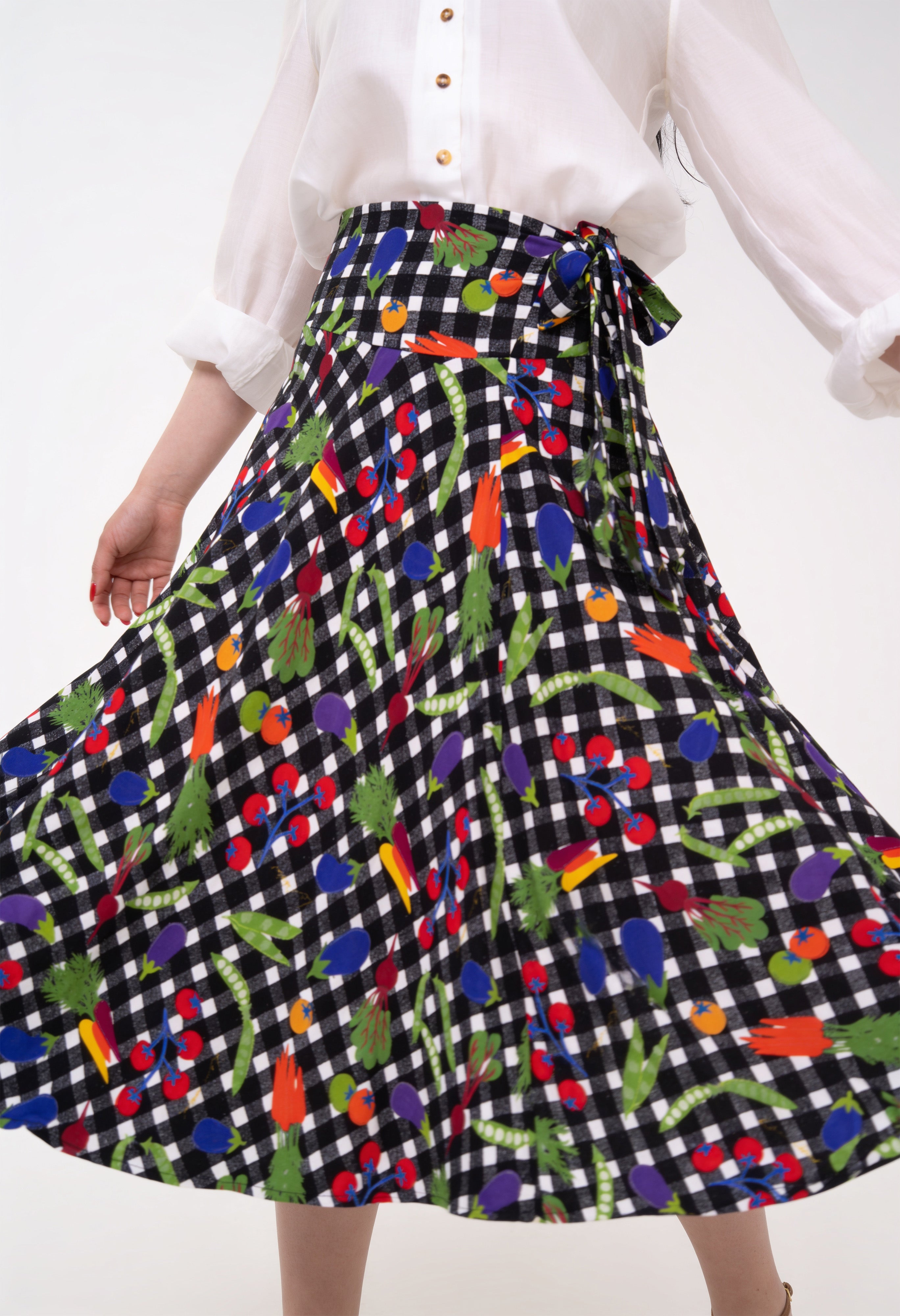 Half-Circle Skirt - Veggies