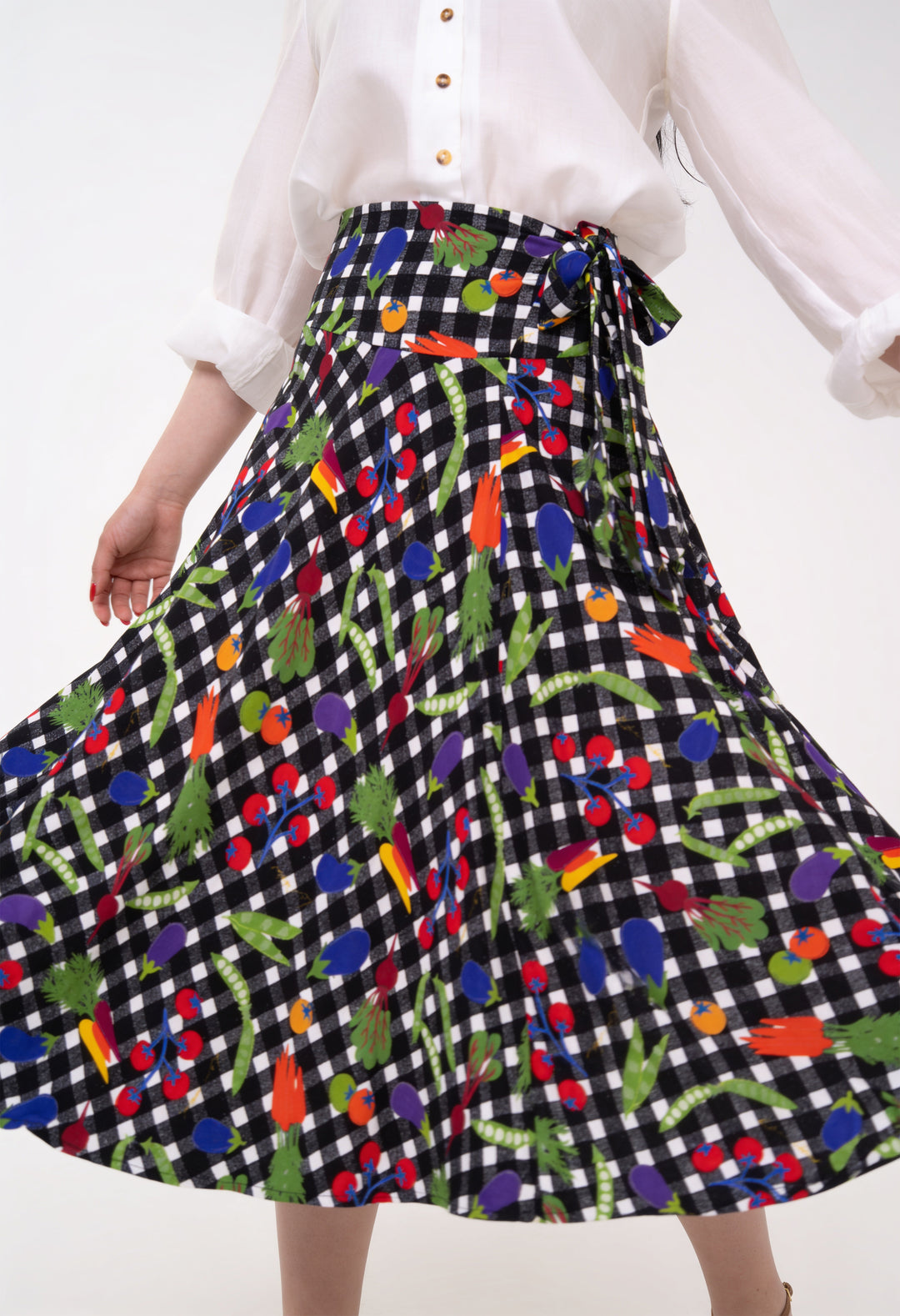 Half-Circle Skirt - Veggies