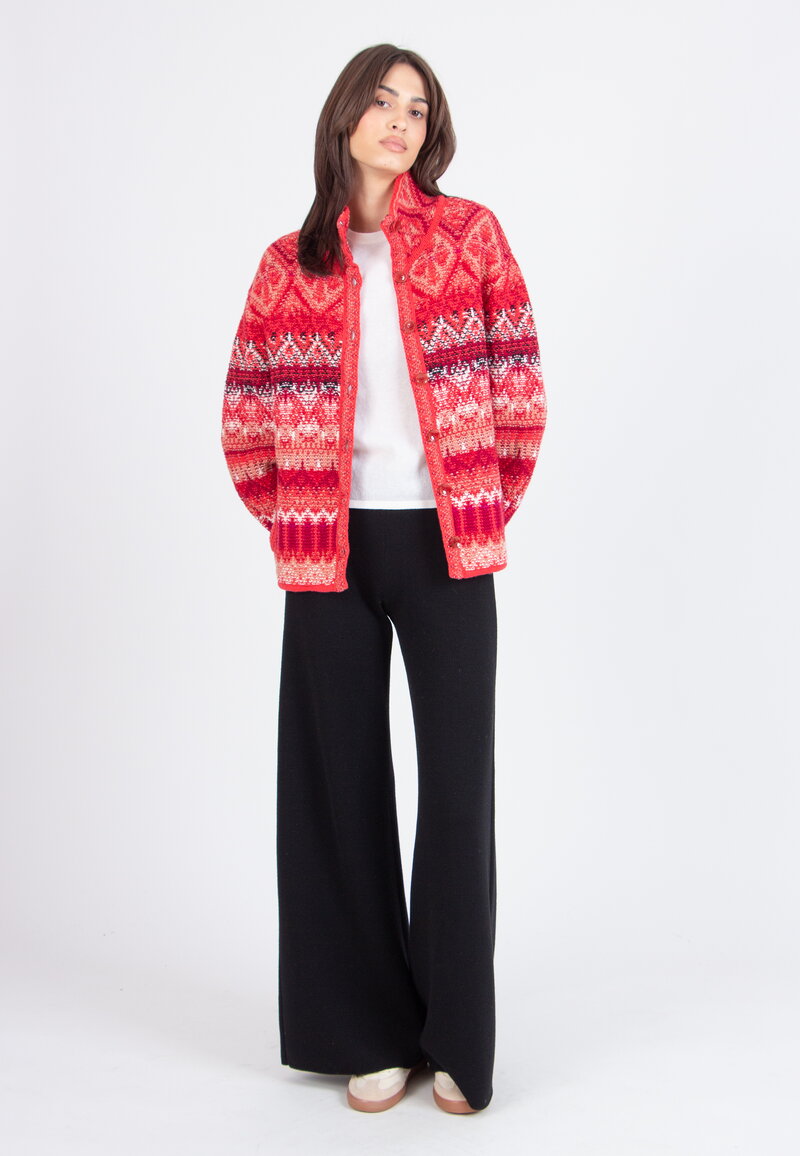 Jacquard Rollneck Jacket, Re-Dandy Pattern