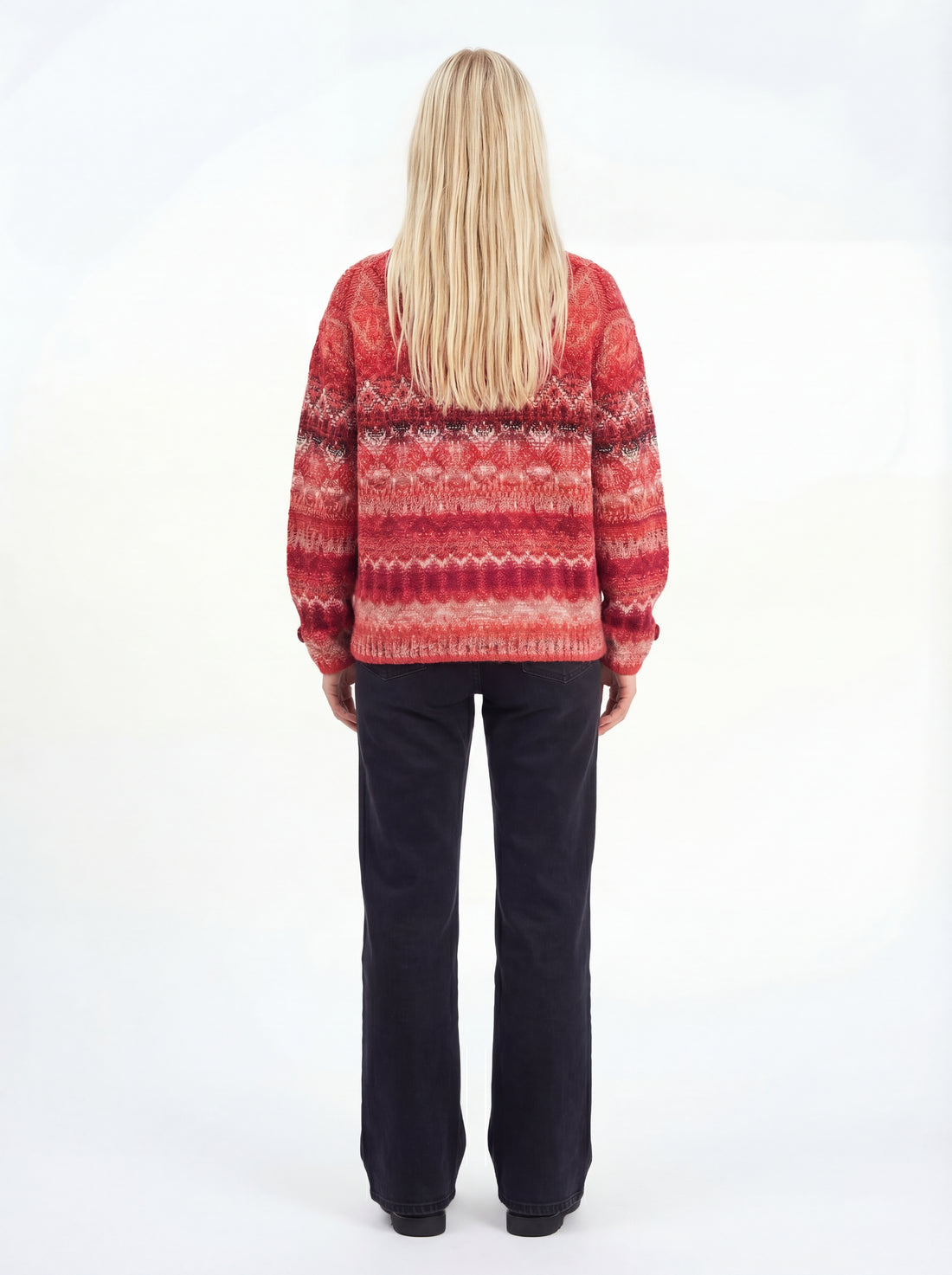 Jacquard Rollneck Jacket, Re-Dandy Pattern, second view