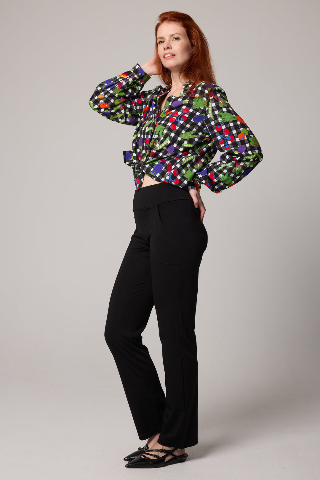 Knit pants - Black