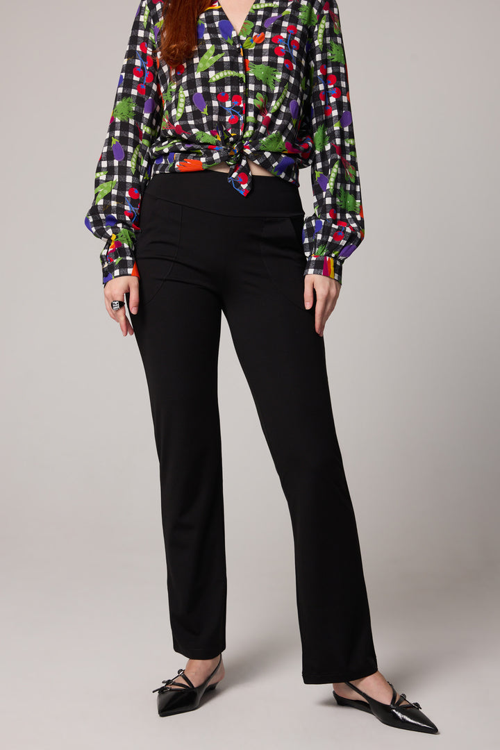 Knit pants - Black